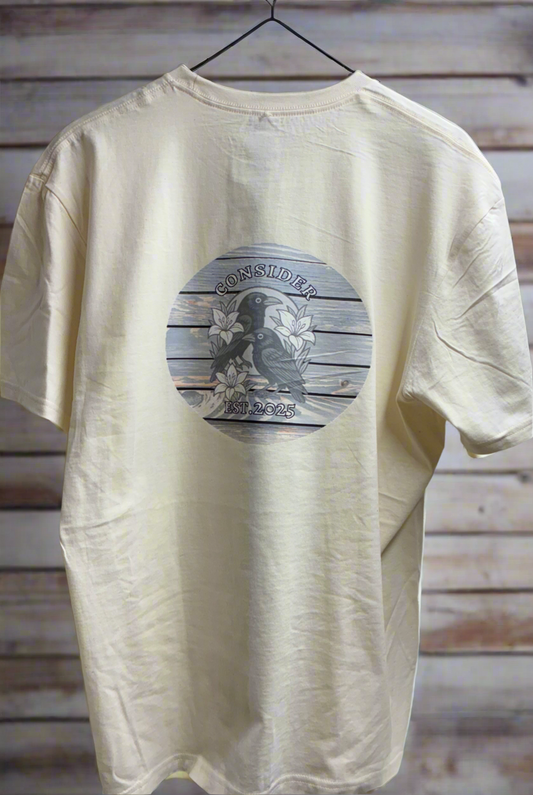“Consider” Graphic T-Shirt “Old Wood”